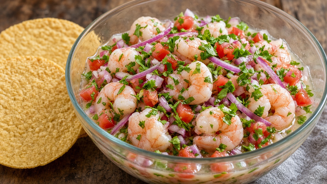 Ceviche de camarón